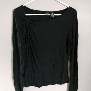 Ruched Front Dress Shirt